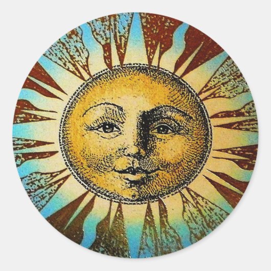 Rond Sticker Sun God (Devant)