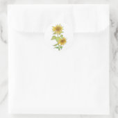 Rond Sticker Sunflower (Sac)