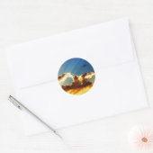 Rond Sticker Sunset (Enveloppe)