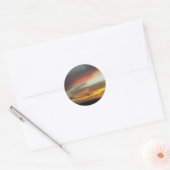 Rond Sticker Sunset 2 (Enveloppe)