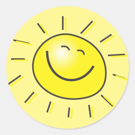 Rond Sticker Sunshine (Devant)
