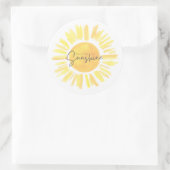Rond Sticker Sunshine (Sac)