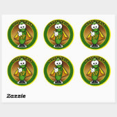 Rond Sticker Super Pickle (Feuille)