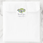 Rond Sticker sur mesure Mariage floral Succulent Bouque (Sac)
