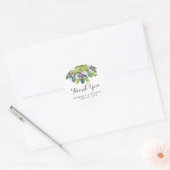 Rond Sticker sur mesure Mariage floral Succulent Bouque (Enveloppe)