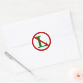Rond Sticker Symbole Noel (Enveloppe)
