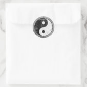 Rond Sticker SYMBOLE YIN Yang DANSÉ (Sac)