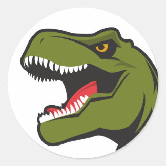 Rond Sticker T-Rex