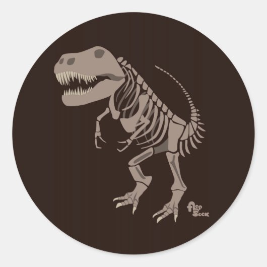 Rond Sticker T Rex (Devant)