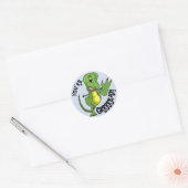 Rond Sticker T-Rex Classic Round (Enveloppe)