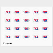 Rond Sticker Taekwondo (Feuille)