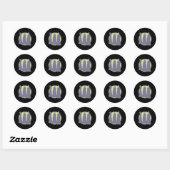 Rond Sticker Taille S5 (Feuille)