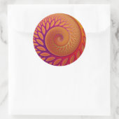 Rond Sticker Tangerine Twist (Sac)
