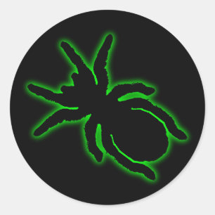 Rond Sticker Tarantula