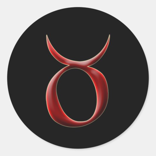 Rond Sticker Taurus #2 (Devant)