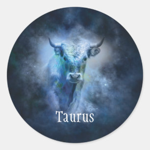 Rond Sticker Taurus Bull
