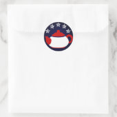 Rond Sticker Tea Party (Sac)