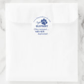 Rond Sticker Team BluPrint : Souvent Imité Ne Plus Dupl (Sac)