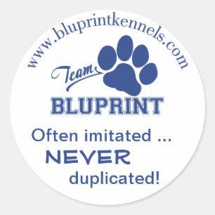 Rond Sticker Team BluPrint : Souvent Imité Ne Plus Dupl
