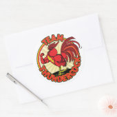 Rond Sticker Team Thundercock (Enveloppe)