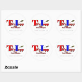 Rond Sticker Team TIS'ciopp (Feuille)