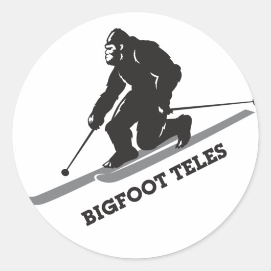 Rond Sticker Teles Bigfoot (Devant)