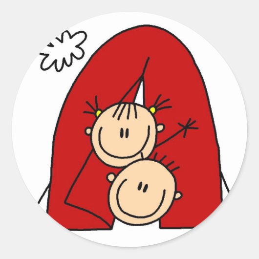 Rond Sticker Tent Camping (Devant)