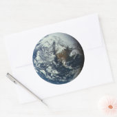 Rond Sticker Terre (Enveloppe)