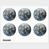 Rond Sticker Terre (Feuille)