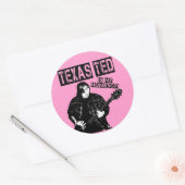 Rond Sticker Texas Ted (Enveloppe)