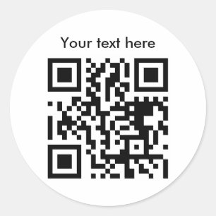 Rond Sticker (texte personnalisé)