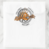 Rond sticker Thames Valley Divers (Sac)