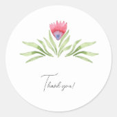 Rond Sticker "Thank you" stickerart (Devant)