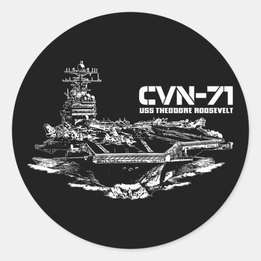 Rond Sticker Theodore Roosevelt (Devant)