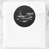 Rond Sticker Theodore Roosevelt (Sac)