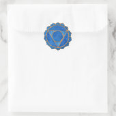 Rond Sticker Throat Chakra (Sac)