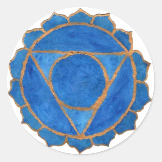 Rond Sticker Throat Chakra