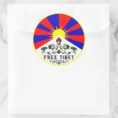 Rond Sticker Tibet libre (Sac)
