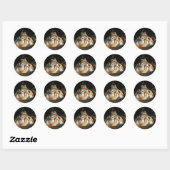 Rond Sticker Tiger (Feuille)