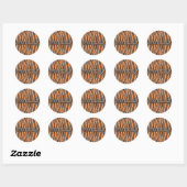 Rond Sticker Tigers (Feuille)