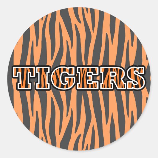 Rond Sticker Tigers (Devant)