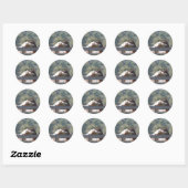 Rond Sticker Titan et Gram (Feuille)
