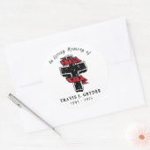 Rond Sticker TJG Cross (Enveloppe)
