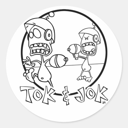 Rond Sticker Tok & Jok (Devant)