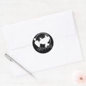 Rond Sticker TokBOT & JokBOT Dark (Enveloppe)