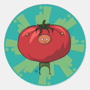 Rond Sticker tomate