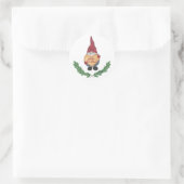 Rond Sticker Tomten (Sac)