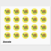 Rond Sticker Tortoise (Feuille)