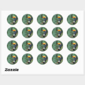 Rond Sticker Toucan (Feuille)