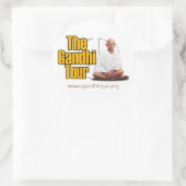 Rond Sticker Tour Gandhi (Sac)
